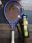 Tennis racket junior+4 bollar