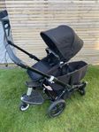 Bugaboo Donkey 3 DUO, all black m. tillbehör