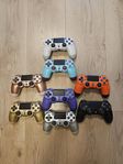 PlayStation Dualshock 4 trådlös PS4 handkontroller -2 pack