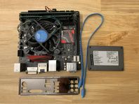 Moderkort Asus Mini-ITX + CPU Intel Core i3 6100T