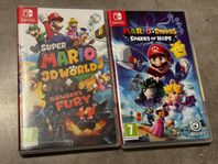 Nintendo switch spel:  Mario 3D World & Mario Sparks or Hope