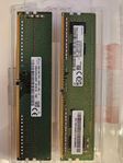 2x8 GB PC4 DDR4 Ramminnen 