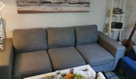 Fin och billig grå soffa 220cm