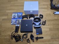 Playstation 4 Pro 1 TB och Playstation VR 