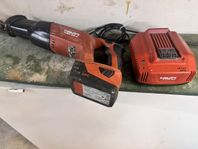 Hilti tigersåg, laddare + batteri