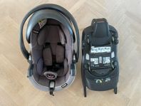 BeSafe Svart iZi Go Modular X1 babyskydd med isofix bas