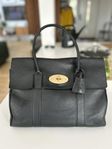 Mulberry Bayswater Black & Brass Small Classic Grain