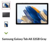 Samsung Galaxy Tab A8 Wifi (32GB) Silver