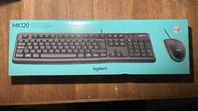 Logitech MK120, keyboard + mus, nordisk teckenuppsättning 