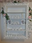 2 stycken stora vägghyllor vägghylla Shabby chic stil 