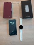 Samsung Galaxy S24 plus samt Galaxy Watch 4