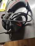 hyper x cloud gaming headset  glapp i kabel därav pris 