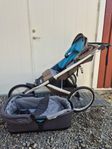 Thule Glide 2 med liggdel (Bassinet)