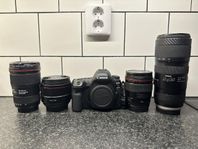 Canon 5D Mark IV med objektiv 