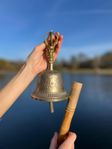 Indisk Tibet Hand Bell Meditation & Prayer Bell Dorje 