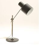 Bordslampa, metall, justerbar, 1960-tal