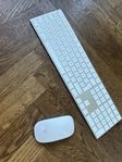 Apple Magic Keyboard Numeric och Apple Magic Mouse