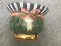 Ny Mackenzie-Childs Circus Tulip Glass Super Bowl