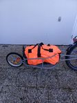 Cykelvagn för bagage, enkelhjulig