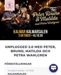 2 biljetter till Unplugged 2.0 i Kalmarsalen den 3/10