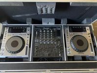 KOMPLETT DJ UTRUSTNING (CDJ 850x2 + DJM 800) + CASE