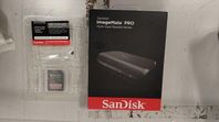 64GB Sandisk Extreme Pro + kortläsare