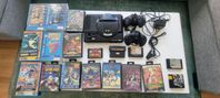 Sega Mega Drive 16-Bit + 18 spel