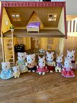 Sylvanian families med dockhus