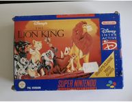 Super Nintendo Spel Lejon Kungen i Original kartong