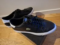 Lacoste sneakers, svart skinn 