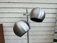 Hemi klot golvlampa klotlampa retro lampa silver