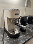 DeLonghi kaffebryggare med kaffekvarn 