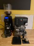 Zenith Kaffekvarn + Rancilio Kaffemaskin 