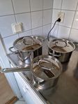 3-piece pot / stainless steel