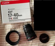 Canon ZOOM LENS EF 17-40mm 1:4 L USM