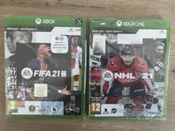 FIFA 21 + NHL 21 / XBOX ONE & XBOX SERIES X / NYTT