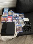 Playstation 4 (PS4) med 10 spel och 2 handkontroller