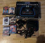 Sega Mega Drive med Spel