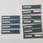 11 Stycken Ram Minne, 8Gb × 4, 16Gb x 7