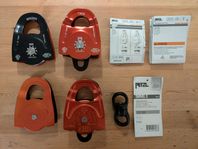 Petzl rope access Swivel S, pulley Minder Twin