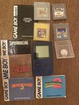 Gameboy Pocket Blå & 4 spel