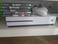 Xbox one s 1tb + flera spel