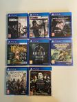 8 st playstation 4 spel