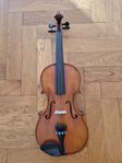 Violin,  1/2 halv, violinstråke, etui