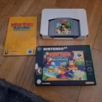 Nintendo 64 spel, kompletta med manual.