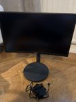 Kurvad Gaming Samsung 24” skärm 144hz