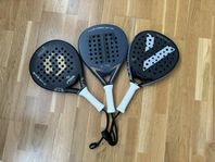 Stiga, Tactical Padel och Vidar padelracketar till salu