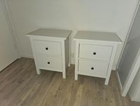 IKEA Hemnes vit byrå/sängbord 2 st