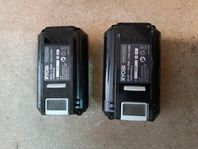 Ryobi 36V batterier 4 ah 2 ah