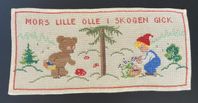 Väggbonad - Mors lille Olle i skogen gick